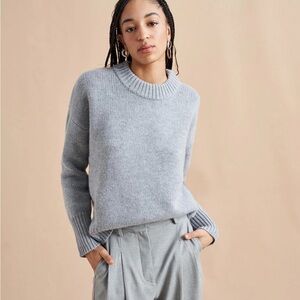 Elegant Grey Women's Sweater